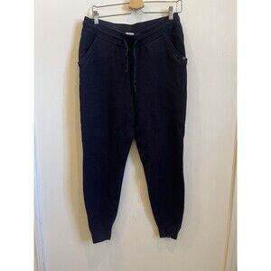 Tommy John Sweater Jogger Sz L Navy Black Athleisure Loungewear